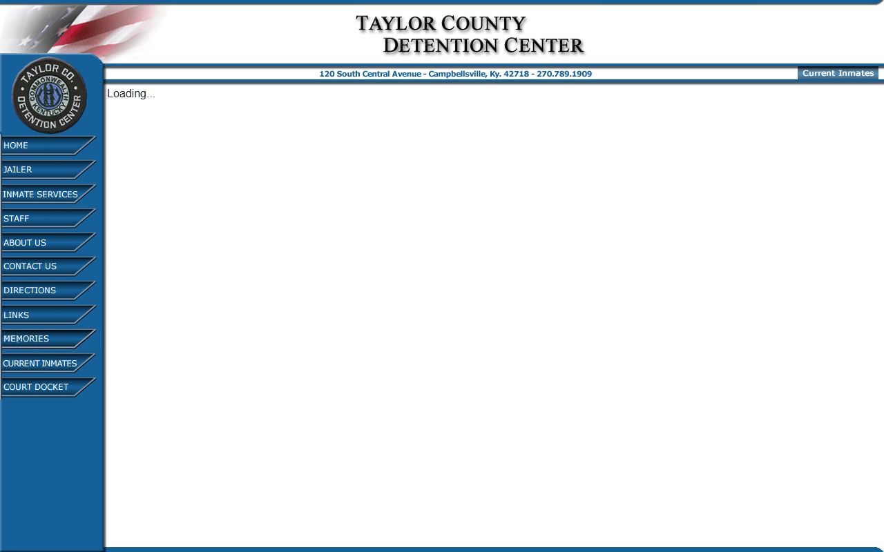 Green County jail roster Taylor current inmates frame